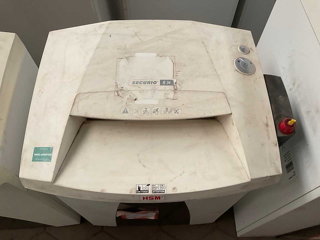 Hsm b34 papiershredder - afbeelding 2 van  3