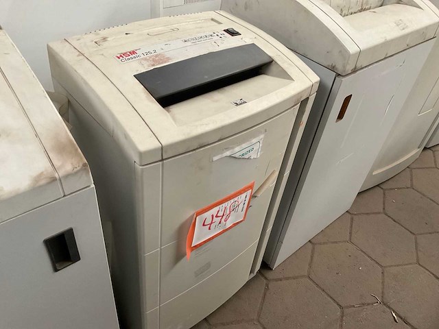 Hsm classic 125.2 papiershredder - afbeelding 1 van  5