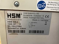 Hsm classic 225.2 papier shredder - afbeelding 6 van  6