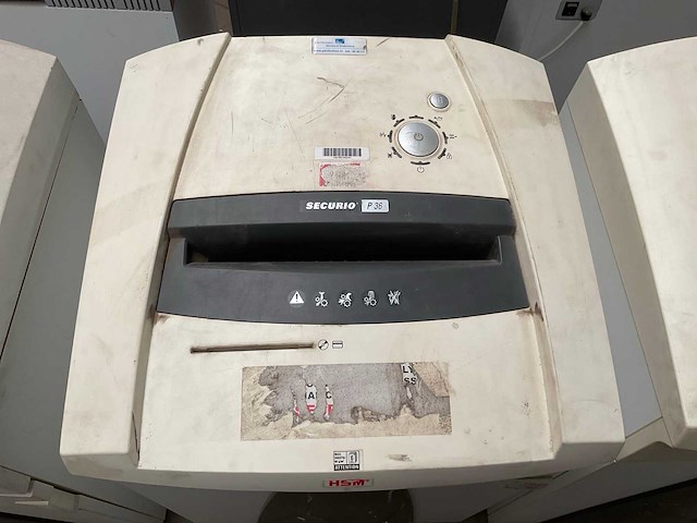 Hsm p36 papiershredder - afbeelding 1 van  4