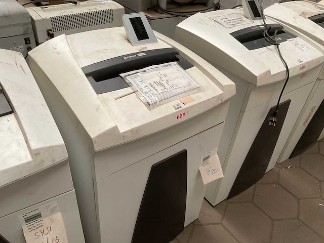 Hsm p36i papiershredder - afbeelding 1 van  3