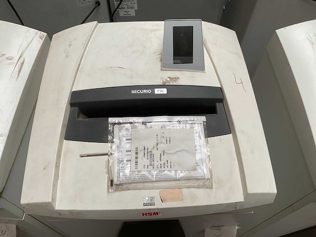 Hsm p36i papiershredder - afbeelding 2 van  3