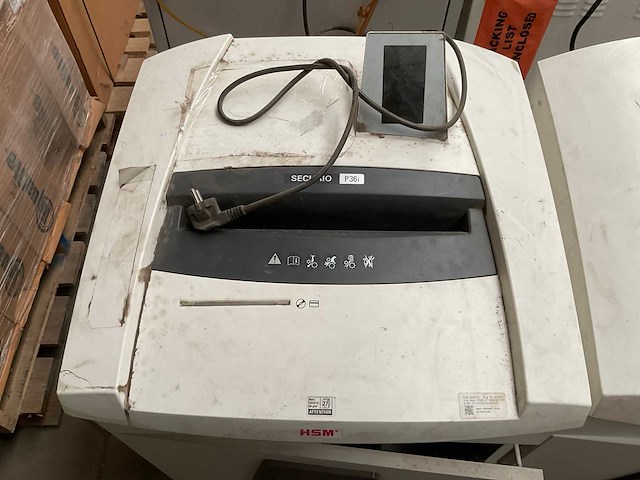 Hsm p36i papiershredder - afbeelding 2 van  7