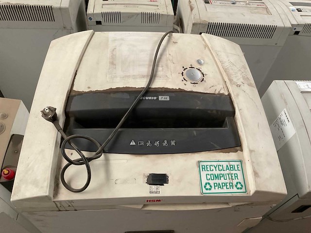 Hsm p44 papiershredder - afbeelding 2 van  5