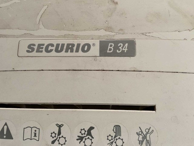 Hsm securio b34 papiershredder - afbeelding 3 van  3