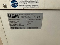 Hsm securio p36i papiershredder - afbeelding 3 van  3
