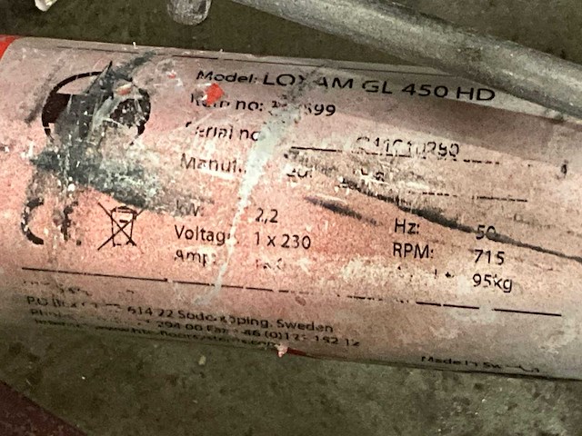 Htc gl 450 hd beton schuurmachine - afbeelding 7 van  7