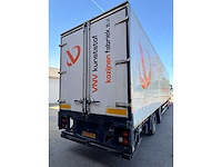 H.t.f. - 2001 - oplegger met gesloten geïsoleerde opbouw v.v gestuurde achteras, ama laadklep 14 meter og-12-zv - afbeelding 17 van  26