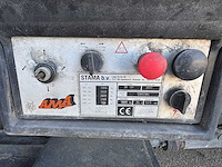 H.t.f. - 2001 - oplegger met gesloten geïsoleerde opbouw v.v gestuurde achteras, ama laadklep 14 meter og-12-zv - afbeelding 2 van  26