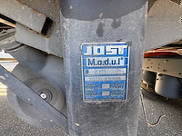 H.t.f. - 2001 - oplegger met gesloten geïsoleerde opbouw v.v gestuurde achteras, ama laadklep 14 meter og-12-zv - afbeelding 8 van  26