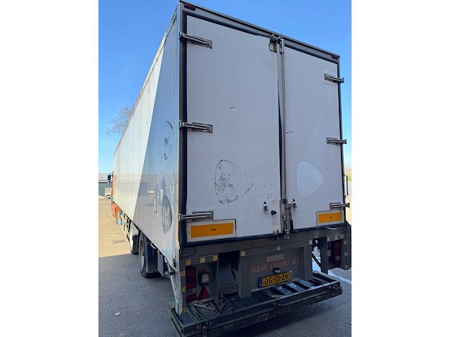 H.t.f. - 2002 - hzp32 - oplegger met gesloten opbouw v.v gestuurde achteras, ama laadklep 14 meter og-13-zv - afbeelding 14 van  19