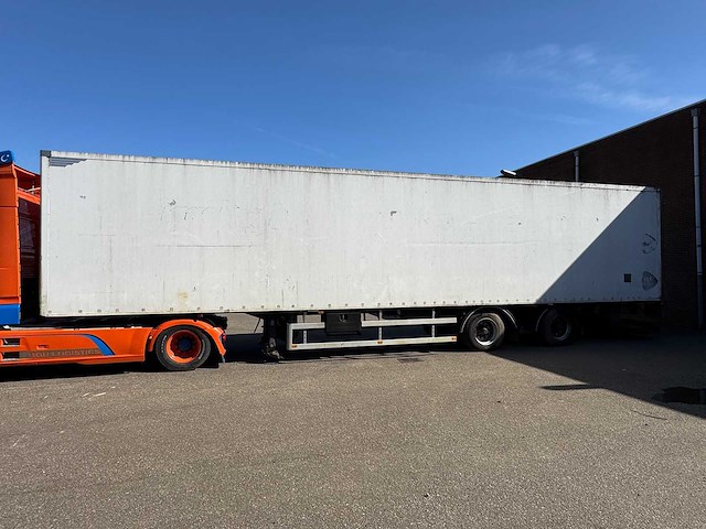 H.t.f. - 2002 - hzp32 - oplegger met gesloten opbouw v.v gestuurde achteras, ama laadklep 14 meter og-13-zv - afbeelding 8 van  19