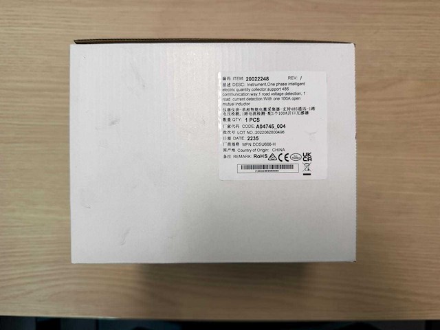 Huawei - chint - ddsu-666-h - kwh meter 100a modbus (1-fase) - afbeelding 3 van  6