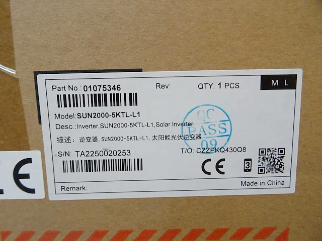 Huawei - sun2000-5ktl-l1 - omvormer - afbeelding 2 van  2