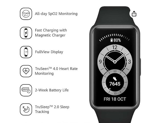 Huawei band 6 activitytracker (5x) - afbeelding 2 van  4