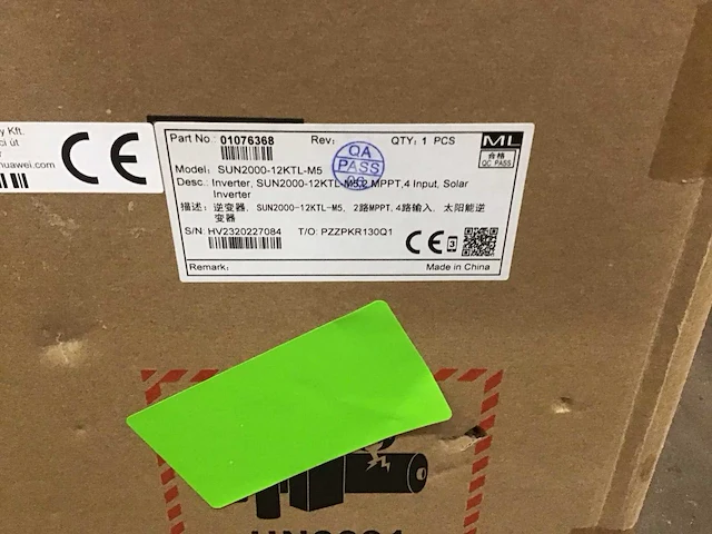 Huawei sun2000-12ktl-m5 omvormer - afbeelding 3 van  3