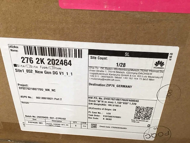 Huawei sun2000-5ktl-m1 omvormer - afbeelding 2 van  3