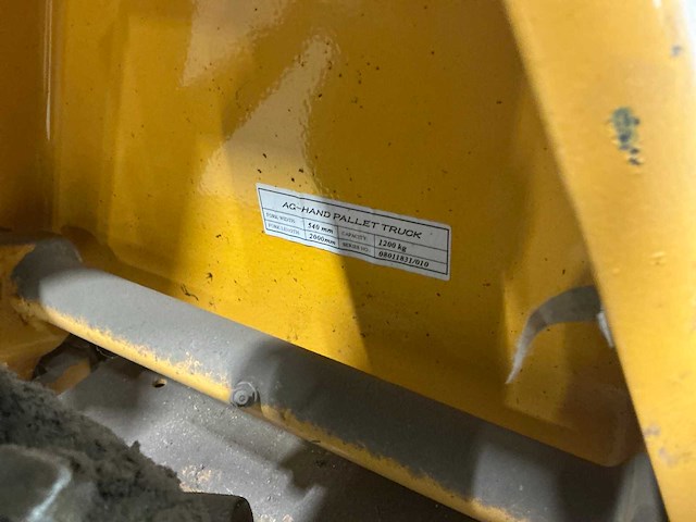 Hub-lift hand hydraulische palletwagen - afbeelding 5 van  5