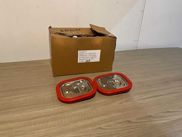 Hubert 1/6 gn siliconen deksels (12x) - afbeelding 2 van  6