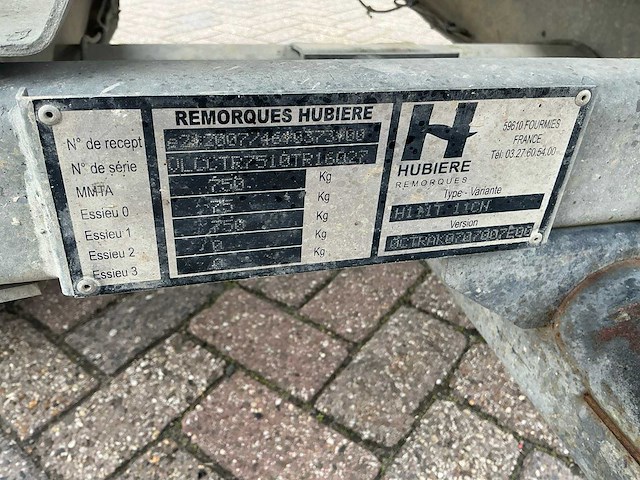 Hubiere 750 watertank - afbeelding 12 van  12