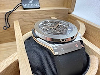 Hublot classic fusion aerofusion | skeleton | unworn | 2026 - afbeelding 10 van  12