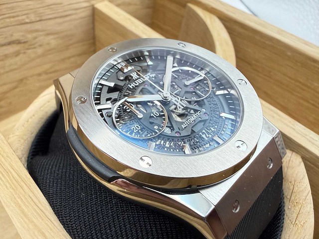 Hublot classic fusion aerofusion | skeleton | unworn | 2026 - afbeelding 11 van  12
