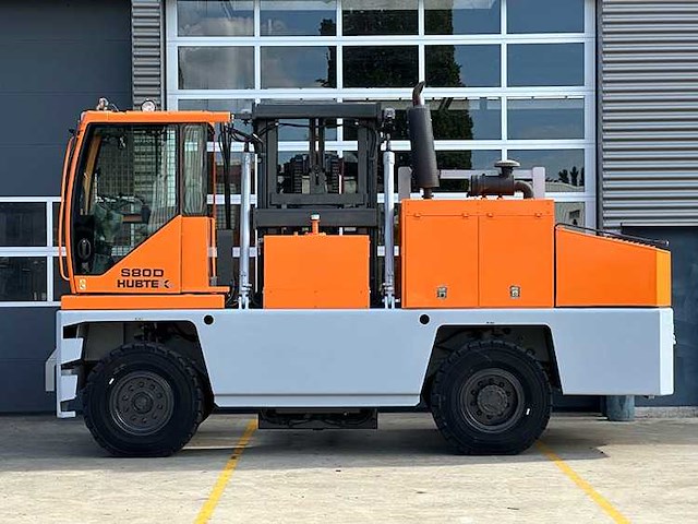 Hubtex - 2014 - s80d - 4m duplex, vorkversteller - zijlader - afbeelding 2 van  7