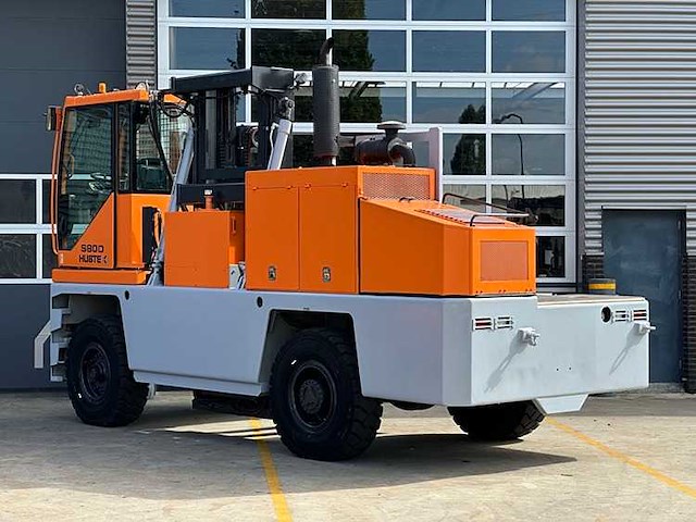 Hubtex - 2014 - s80d - 4m duplex, vorkversteller - zijlader - afbeelding 3 van  7