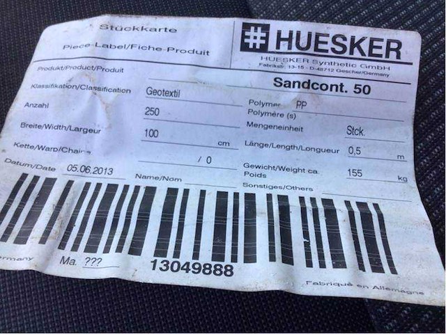 Huesker - sandcont. 50 - mini big-bag (10x) - afbeelding 3 van  4