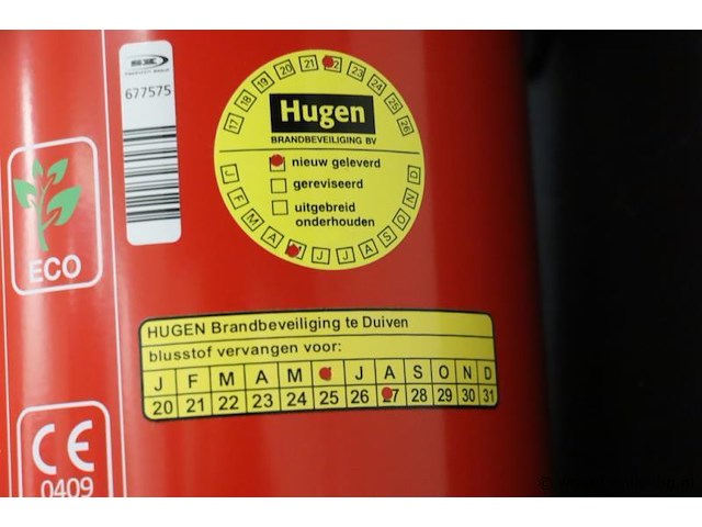 Hugen brandblusser, 6ltr schuim - afbeelding 3 van  4