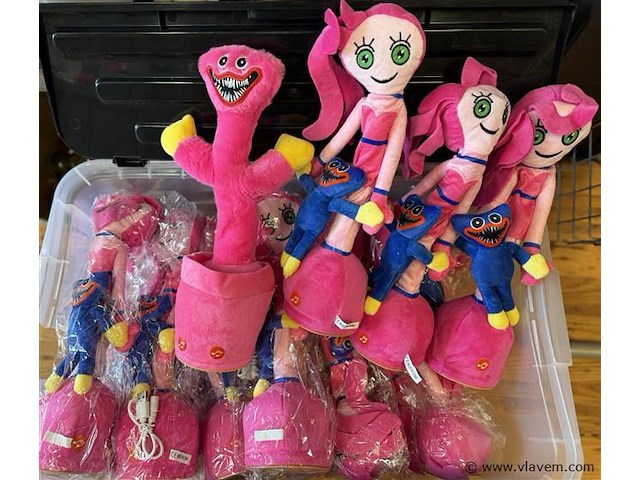 Huggy wuggy, 1 partij - afbeelding 4 van  6