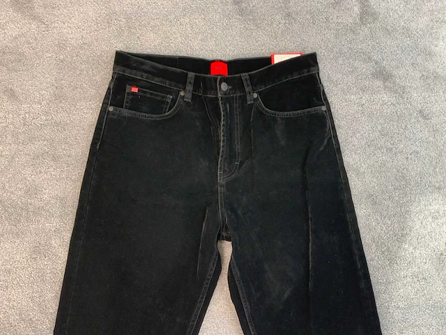 Hugo - 838 - suede - broek (2x) - afbeelding 2 van  5