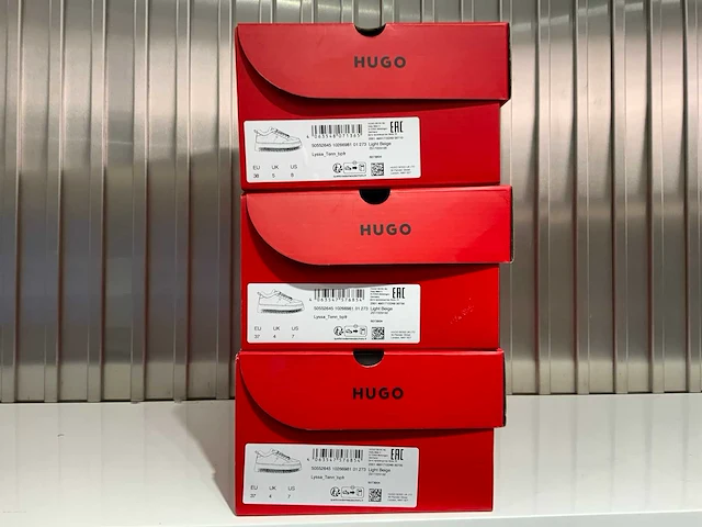 Hugo - lyssa tenn - platte schoenen (3x) - afbeelding 2 van  4