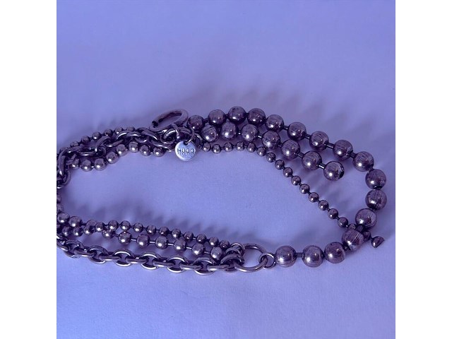 Hugo boss zilveren armband uit oude juweliersvoorraad - afbeelding 2 van  5