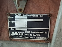Huifaanhangwagen, saris, r1600 - afbeelding 2 van  22