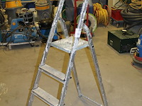 Huishoudtrap hailo met drie treden en bordes. - afbeelding 2 van  3