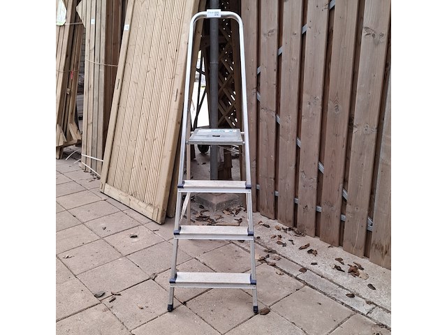 Huishoudtrap met 4 treden vricotex - afbeelding 2 van  4