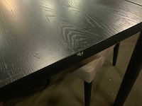 Huissen zwart eetkamertafel 220cm. - afbeelding 6 van  6