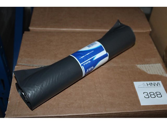 Huisvuilzakken euro grijs 80x 60 cm in 4 dozen. 60 rollen. - afbeelding 2 van  2