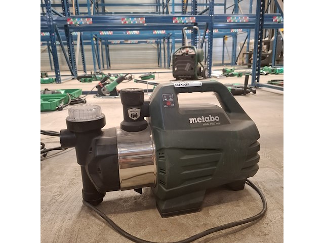 Huiswaterpomp metabo, hwai 4500 inox, bouwjaar 2014 - afbeelding 2 van  5