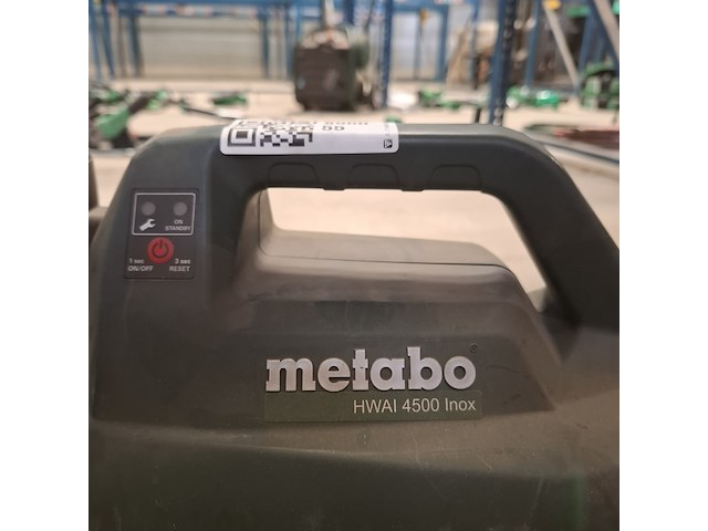 Huiswaterpomp metabo, hwai 4500 inox, bouwjaar 2014 - afbeelding 3 van  5