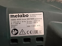 Huiswaterpomp metabo, hwai 4500 inox, bouwjaar 2014 - afbeelding 5 van  5