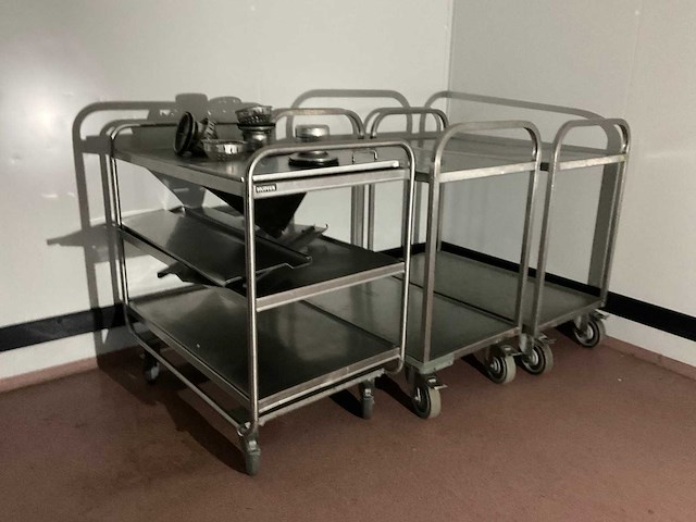 Huiver - serveerwagen 105x57x106 cm (3x) - afbeelding 1 van  4