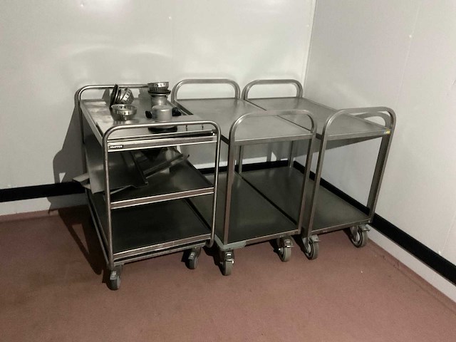 Huiver - serveerwagen 105x57x106 cm (3x) - afbeelding 2 van  4