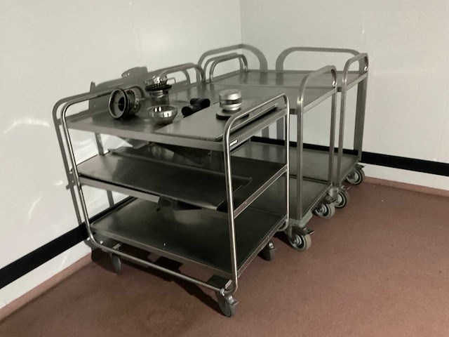 Huiver - serveerwagen 105x57x106 cm (3x) - afbeelding 3 van  4