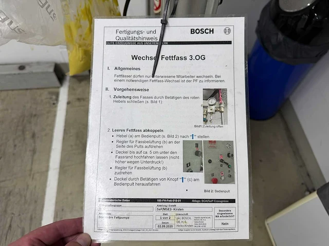 Huk - vetpomp/pers pneumatisch 200l - overige garage inventaris - afbeelding 4 van  10