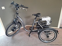 Huka driewielerfiets |model city | lage instap | kleur gunmetal grey | maat m - afbeelding 12 van  19