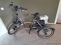 Huka driewielerfiets |model city | lage instap | kleur gunmetal grey | maat m - afbeelding 13 van  19