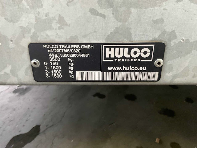 Hulco - 2023 - a - terrax-3 - aanhangwagen - afbeelding 3 van  23