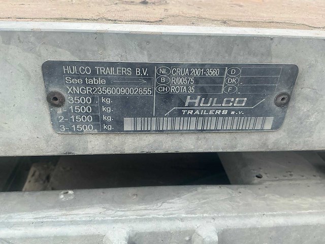 Hulco schamel aanhangwagen - afbeelding 5 van  5